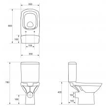  -    Cersanit Carina Clean on Slim.