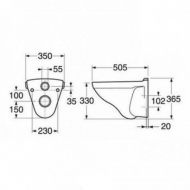 -   Gustavsberg Saval 9M64S101 Soft Close.