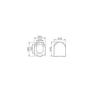 -   Vitra Matrix / Step 41-003-009 Soft Close.