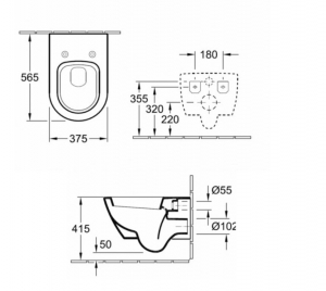 -   Villeroy & Boch Subway 9966S1R2.