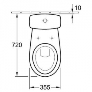 -   Villeroy & Boch O.NOVO 6C59 01 XX Soft Close.