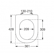 -   Villeroy & Boch Hommage 8809S1R1 Soft Close 