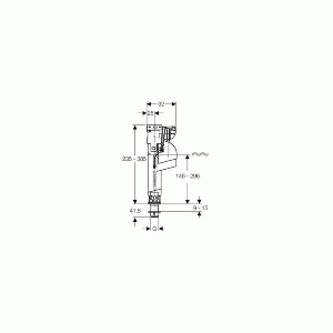    3/8  Geberit Impuls Basic 360 281.207.00.1