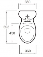 - Jacob Delafon Patio E70007  E4187  4101G Soft Close.